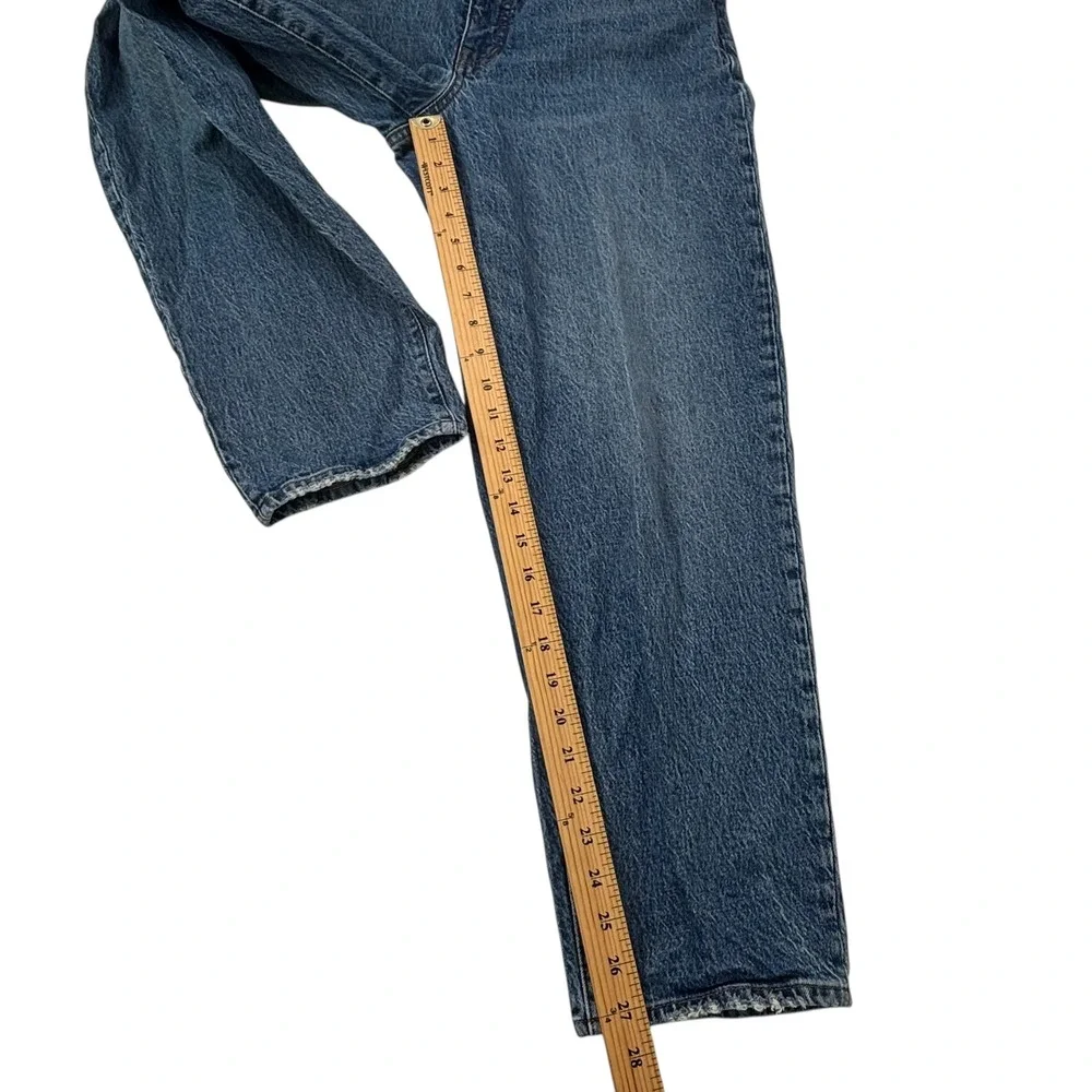 Madewell Women's Size 30T 30 Tall Raw Hems Balloon Jeans 27.5" Inseam - Picture 13 of 16